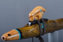 Lignum Vitae Native American Flute, Minor, Low E-4, #J35F